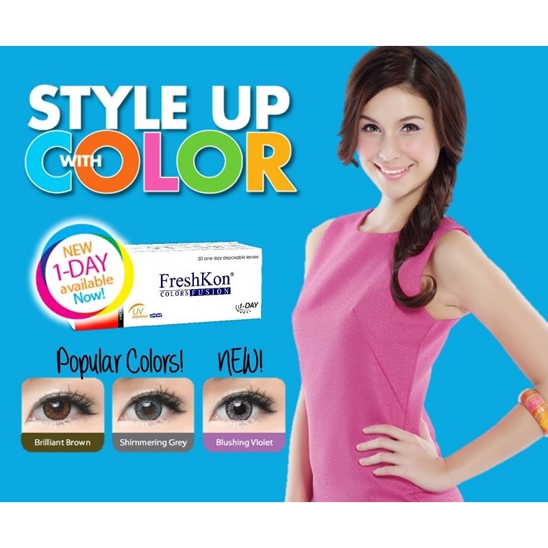 FreshKon Colors Fusion 1 Day color Contact lens - Click Image to Close